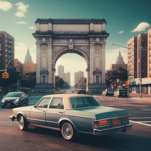 An abandoned junk car found in Astoria
